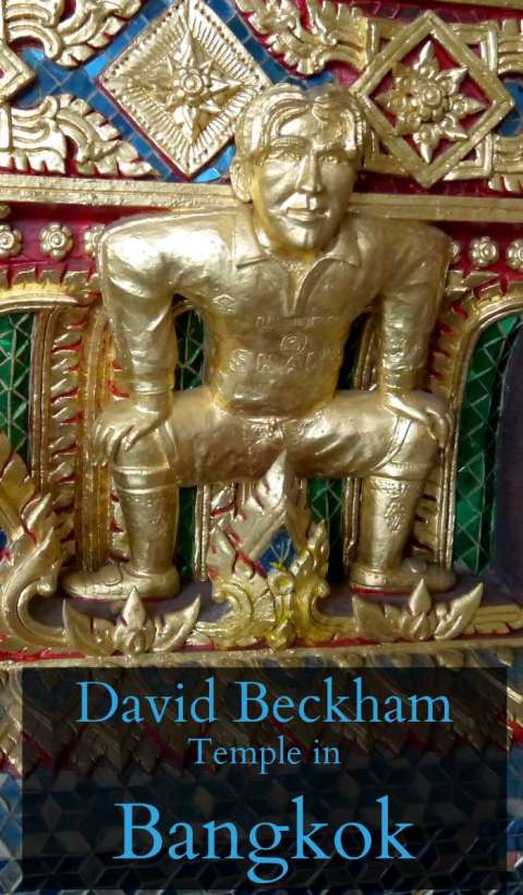 David Beckham Temple in Bangkok, Thailand