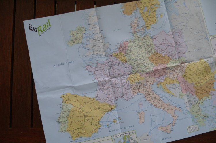 Eurail Rail Map