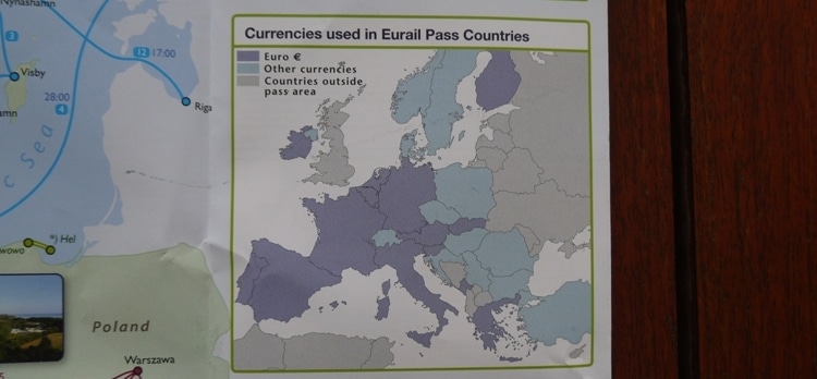 Currencies Used In Eurail Pass Countries