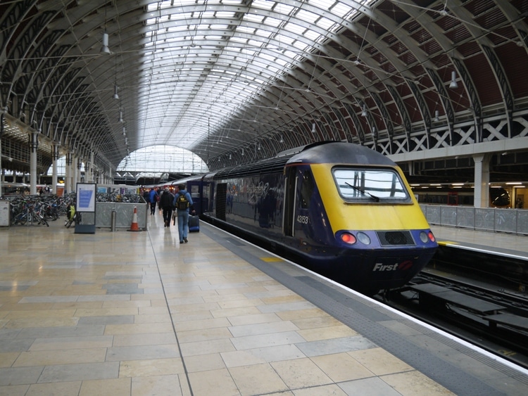 Our First Great Western Train In The Beautiful Paddington Station