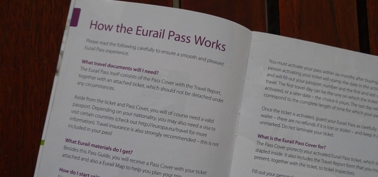 How The Eurail Pass Works