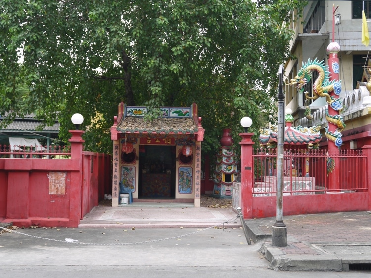Chinese Temple At Teochew Chinese Cemetery, Bangkok