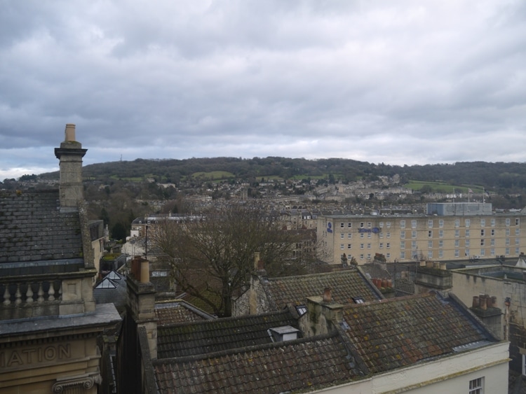 View From Our Room At Central Bath Travelodge