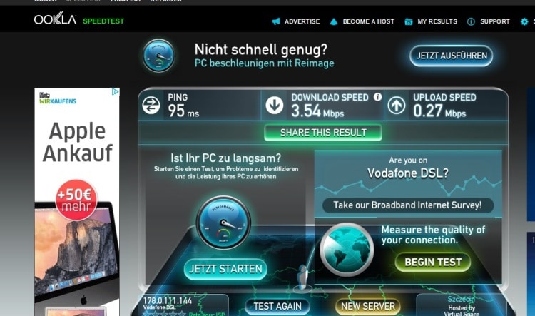 Wifi Speed Test At Our Airbnb Apartment In Mitte, Berlin