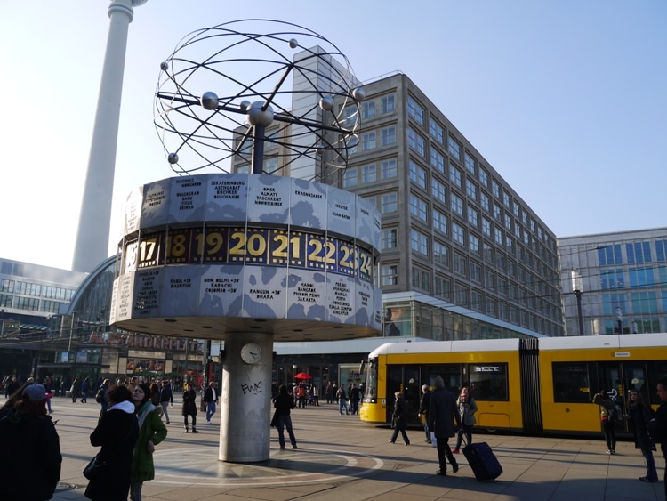 The Weltzeituhr (World Clock) At Alexanderplatz, Berlin