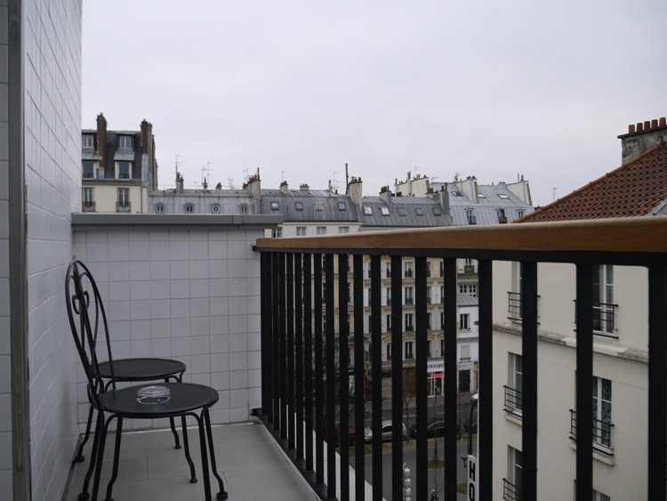 Balcony At Hotel Darcet, Paris