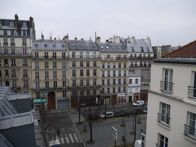 View From Our Balcony At Hotel Darcet, Paris
