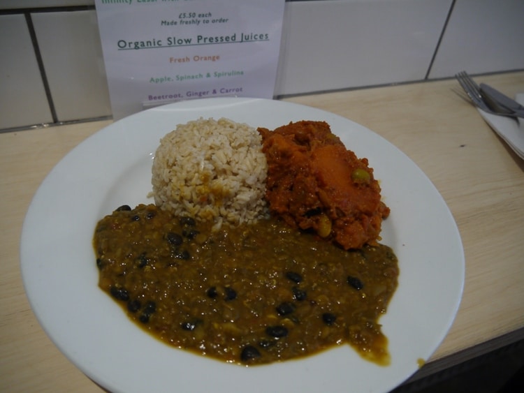 Curry, Dahl & Rice At Infinity Foods Kitchen, Gardner Street, Brighton