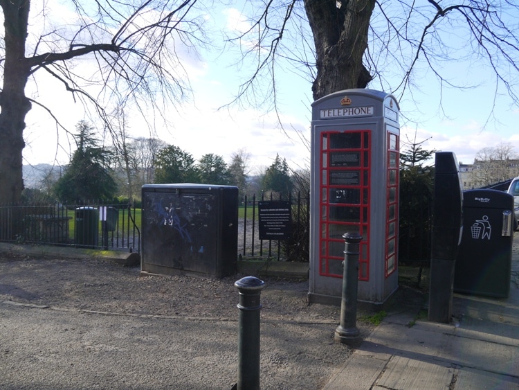 A Rare Grey K6 Telephone Kiosk, Royal Crescent, Bath