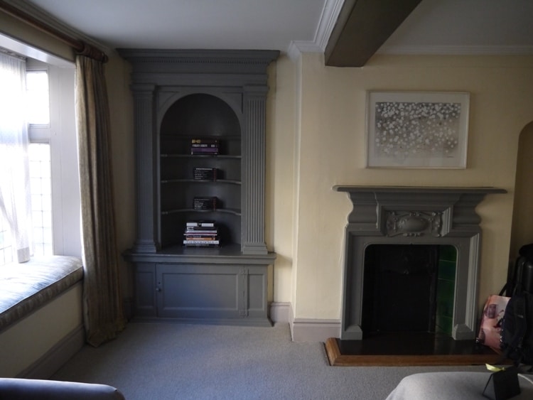 Mini Library & Fireplace At The Old Bank Hotel, Oxford