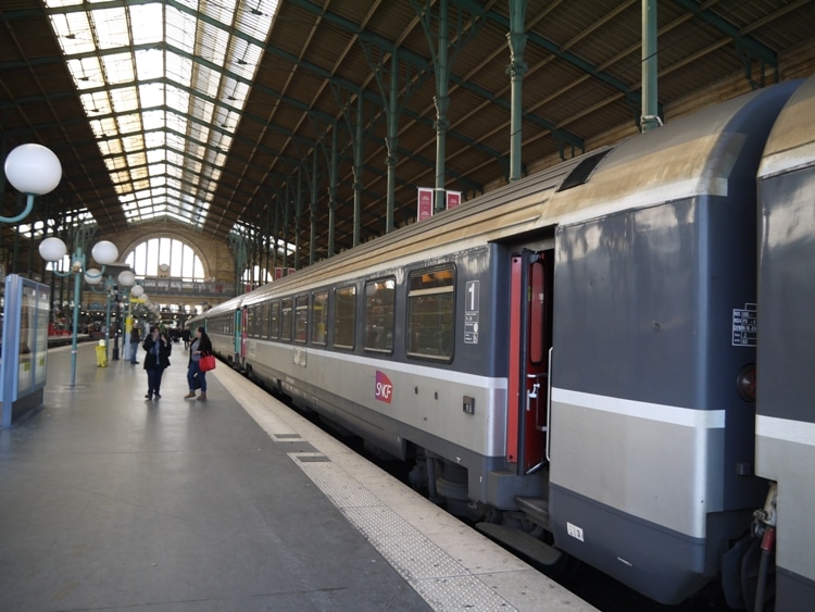 Paris To Amiens Train At Gare du Nord Station