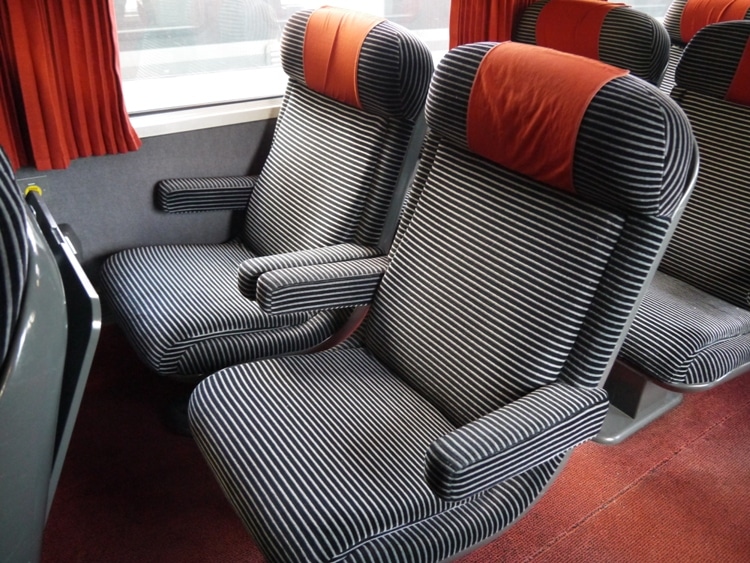 Seats In First Class Carriage