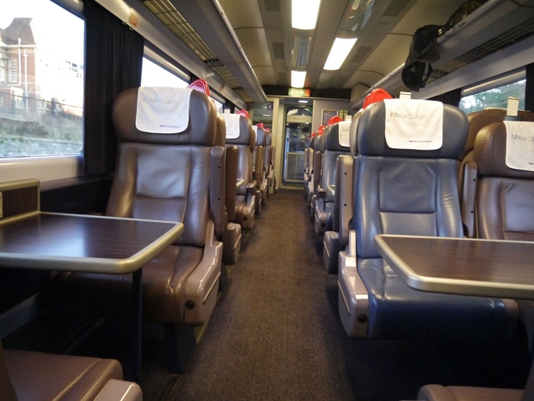 First Class Carriage Of Plymouth To Reading Train