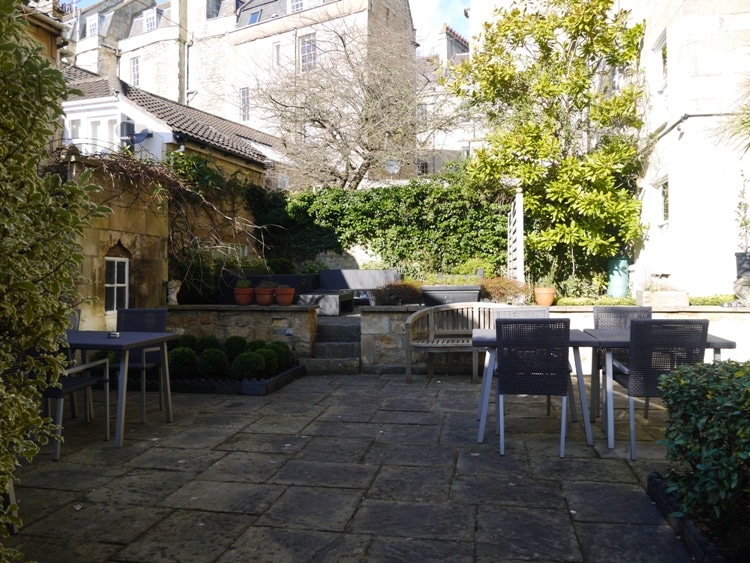Garden Area At Queensberry Hotel, Bath