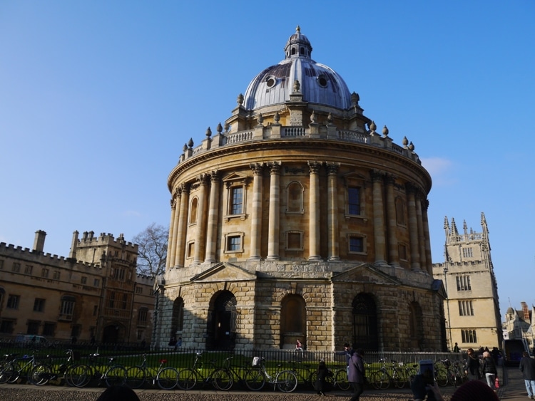 Radcliffe Camera - Part Of The Old Bank Hotel Walking Tour