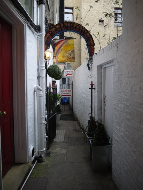 Entrance To Rainbow Cafe, Cambridge