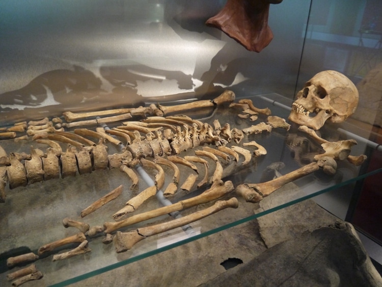 Skeleton At Roman Baths