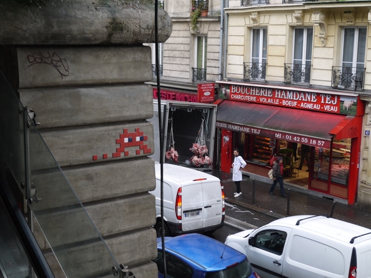 Space Invader, Barbès–Rochechouart, Paris, France