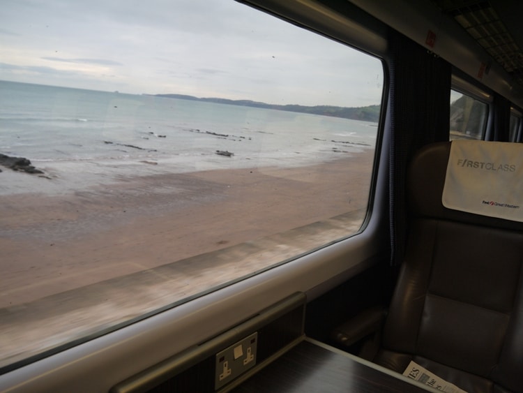View From Train Between Dawlish & Teignmouth
