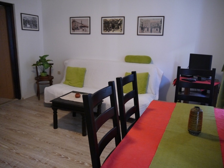 Living Room At Airbnb Apartment In Split, Croatia