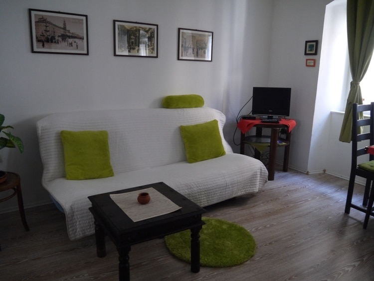 Bed-Settee At Airbnb Apartment In Split, Croatia