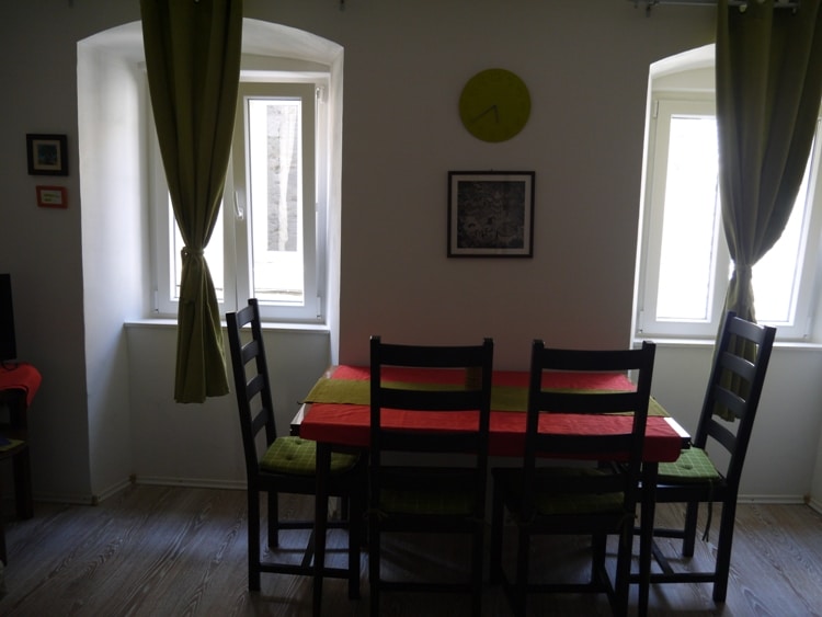 Dining Table At Airbnb Apartment In Split, Croatia