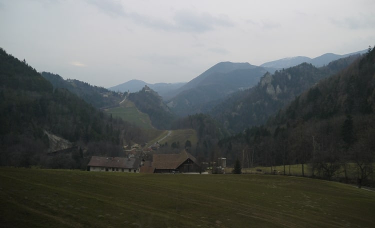 Perfect Scenery As Seen From Our Vienna To Villach Train
