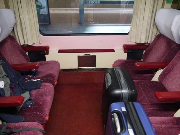 Our First Class Compartment
