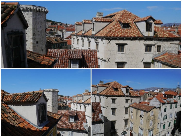 View From Our Window At Dosud Apartments, Split, Croatia