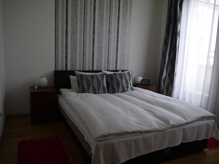 Bedroom At Senator Apartments, Budapest