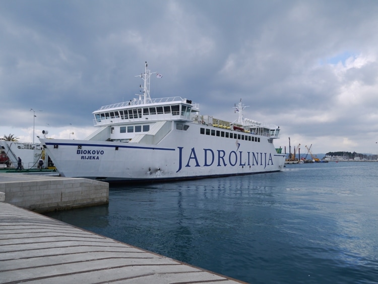 Our Ferry From Split To Supertar, Brac