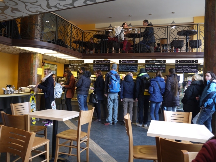 Lunchtime Queues At Vega City, Budapest, Hungary