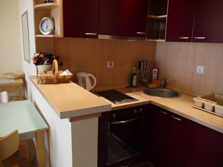 Kitchen At Apartments Adriatic Budva