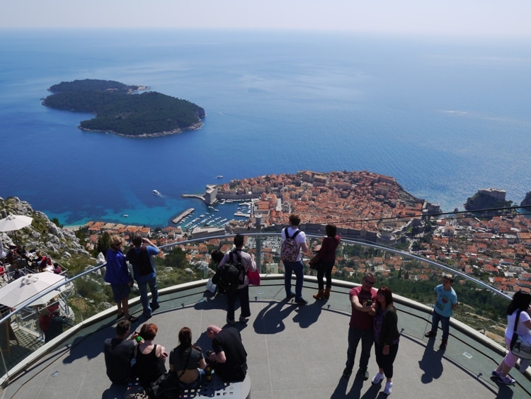 View Terrace At Upper Cable Car Station, Dubrovnik