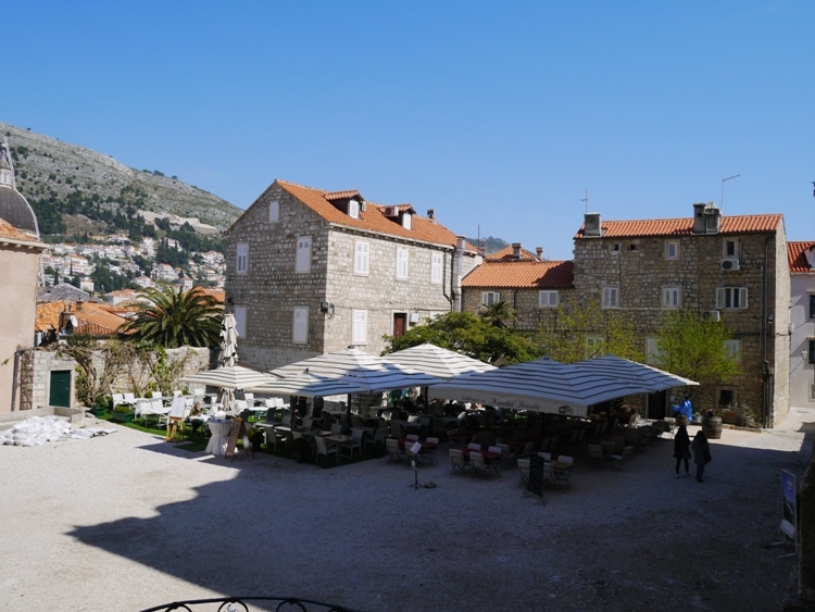 A Restaurant Next To Dubrovnik Cathedral