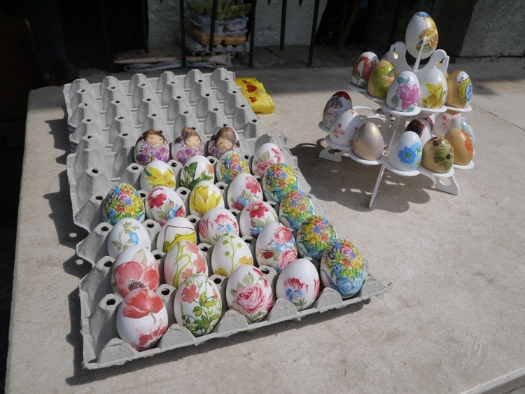 Painted Eggs For Easter, Kotor Market