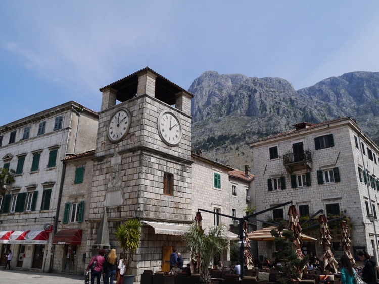 Old Town Clock, Kotor, Montenegro