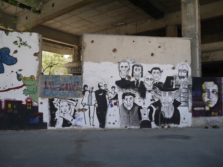 Graffiti In Mostar, Bosnia