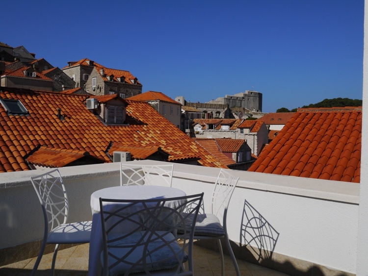 Roof Terrace At Old Town Ivory Apartments, Dubrovnik