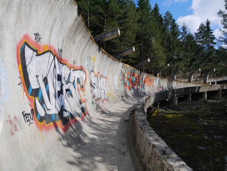 Sarajevo's Abandoned Bobsleigh Track