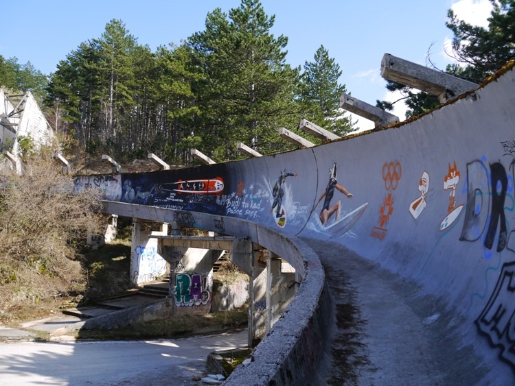 Abandoned Olympic Bobsleigh Track, Sarajevo