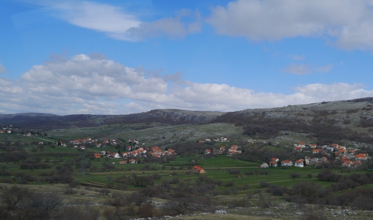 Scenery On Sarajevo To Split Bus Route