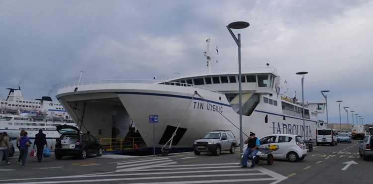 Jadrolinija Ferry At Split Harbor