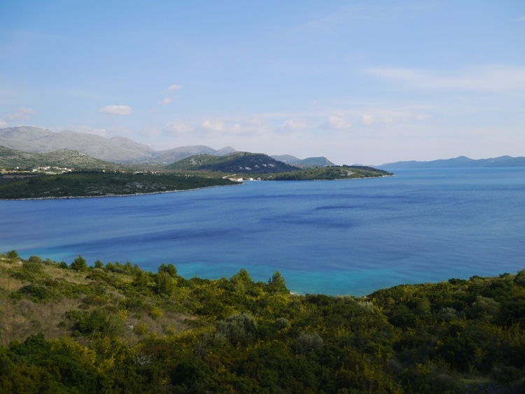 Coastline As We Approached Dubrovnik