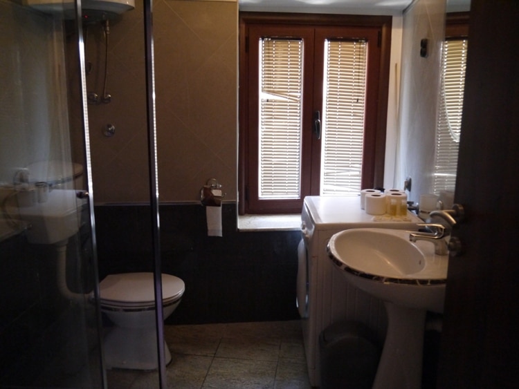 Bathroom At Villa Ivana, Old Town Kotor, Montenegro