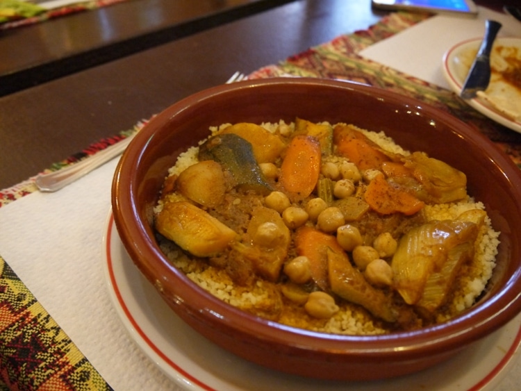 Cous Cous With Vegetables At Alounak, Nice, France