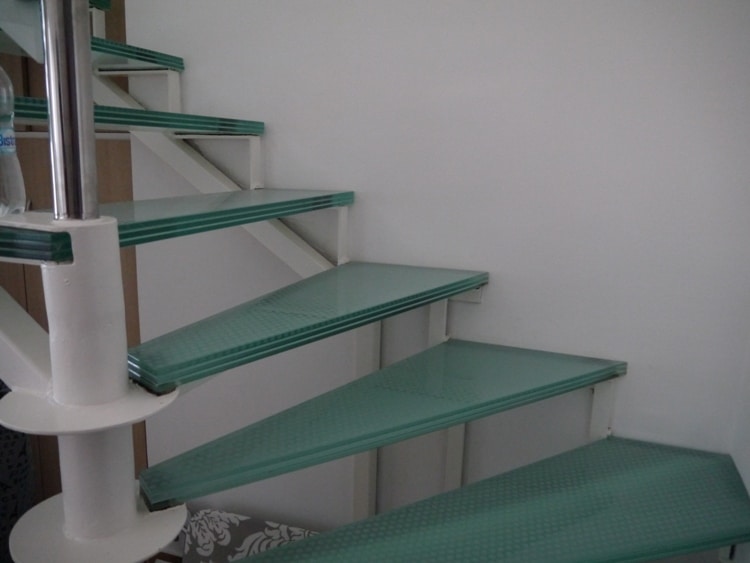 Glass Stairs At Apartment Molo Longo, Rijeka, Croatia