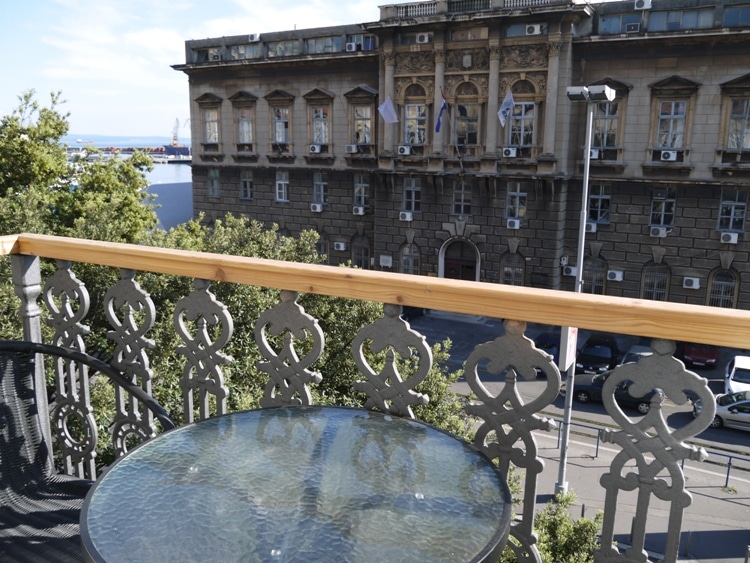 Balcony At Apartment Molo Longo, Rijeka, Croatia