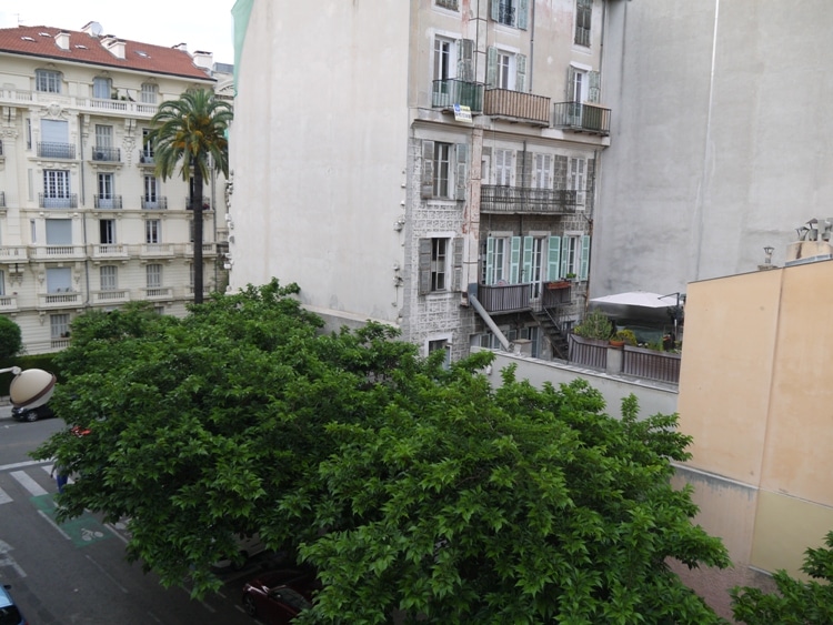 View From Bathroom Window At Hotel Star, Nice, France