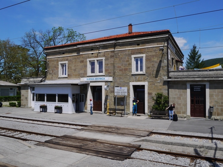 Ilirska Bistrica Train Station, Slovenia